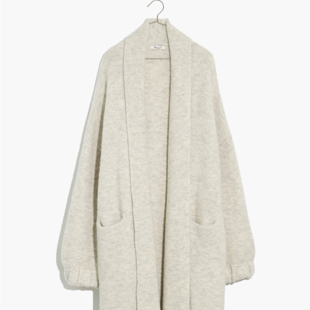 Madewell Glenridge Shawl Collar Sweater Coat